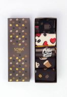 Κάλτσες unisex σε κουτί 5 τεμ. coffee Soma Socks