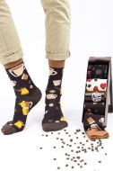 Κάλτσες unisex σε κουτί 5 τεμ. coffee Soma Socks