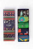 Κάλτσες unisex σε κουτί 5 τεμ. be strong Soma Socks