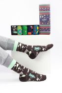 Κάλτσες unisex σε κουτί 5 τεμ. be strong Soma Socks